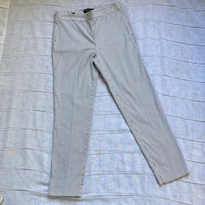 TALBOTS CHATHAM ANKLE PANTS - STRIPE